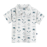 Short Sleeve Polo || Natural Captain and Crew