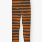 Slim Pants || Brown & Black Stripes