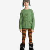 Slim Pants || Brown & Black Stripes