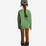 Slim Pants || Brown & Black Stripes