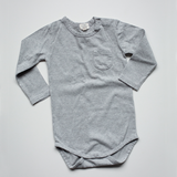 The Long-Sleeve Onesie || Grey Melange