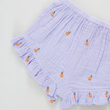 Girls Roey Set || Lavender Oranges