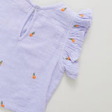 Girls Roey Set || Lavender Oranges