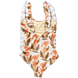 Womens Katniss Swimsuit || Sunset Block Print
