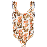 Womens Katniss Swimsuit || Sunset Block Print
