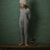 The Workman Playsuit || Gray Melange