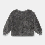 Baby Faux Fur Recycled Jacket || Grey