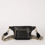 Beck's Bum Bag || Black Stromboli Leather