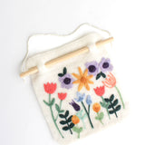 8"x8" Wildflower Banner Felting Kit