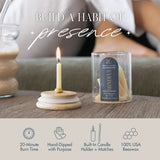 Beeswax Candle Set || in Glass Jar