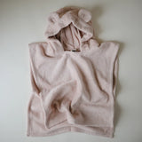 Bear Poncho Towel || Blush