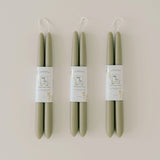 Beeswax Dipped Taper Candles || Bayberry