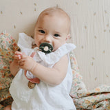 Frigg Little Viking Natural Rubber Pacifier || Ocean Blue & Powder