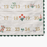 Embroidered Hanging Advent Calendar || Nativity