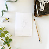 Paintable Notecards || He Is Risen