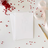 Paintable Notecards || Sweet Treats Valentines
