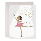 Greeting Card || Ballerina Birthday