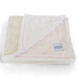 Luxury Duo Borderless Blanket || Pink & Ivory