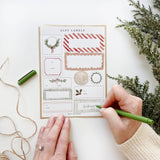 Gift Label Sticker Sheets || Christmas