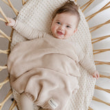 Organic Cotton Luxury Receiving Blanket || Blush Pink