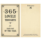 365 Lovely Thoughts for Each Day of the Year