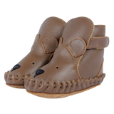 Kapi Classic Bear Booties || Cognac Classic Leather