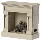 Mouse Vintage Fireplace || Off-White