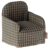 Mouse Chair || Green Checker