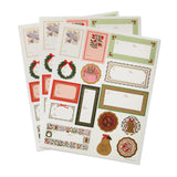 Sticker Label Set || Christmastide