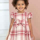 Raspberry Plaid Dress