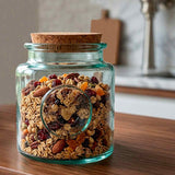 Authentic Jar Recycled Glass with Cork - 50 Oz