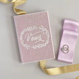 Silk Velvet Book || Wedding Vows