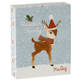 Reindeer Family || Metal Ornaments