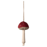 Mushroom Ornament || Red