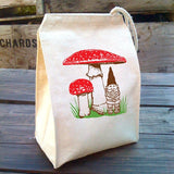 Mushrooms Gnome Lunch Bag