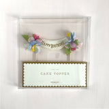 Happy Birthday Cake Topper || Multicolor