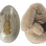 Mini Plush Bunny || Cream Peach