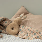Rabbit Rattle Set || Cream Peach