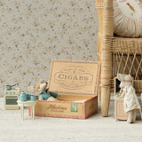 Mum & Dad Mice in Cigarbox