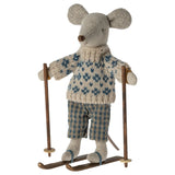 Winter Mouse with Ski Set || Dad