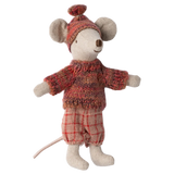 Big Sister Winter Mouse with Ski Set || Rose