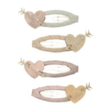 Cupid Heart Clic Clacs || Pink Multi