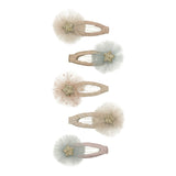 Mini Tulle Rosette Clic Clacs || Nuetral