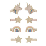 Celeste Unicorn Mini Clips || Pink Multi
