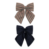 Agnes Bow Clip || Stripe
