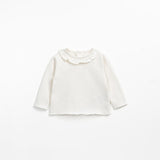 Long Sleeve Jersey T-Shirt with Ruffle Collar || Sheep