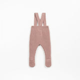 Knitted Jumpsuit with Straps || Mauve