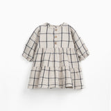 Organic Cotton Woven Dress || Checkered Memories