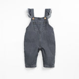 Denim Jumpsuit with Pocket || Shadow