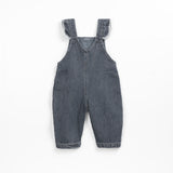 Denim Jumpsuit with Pocket || Shadow